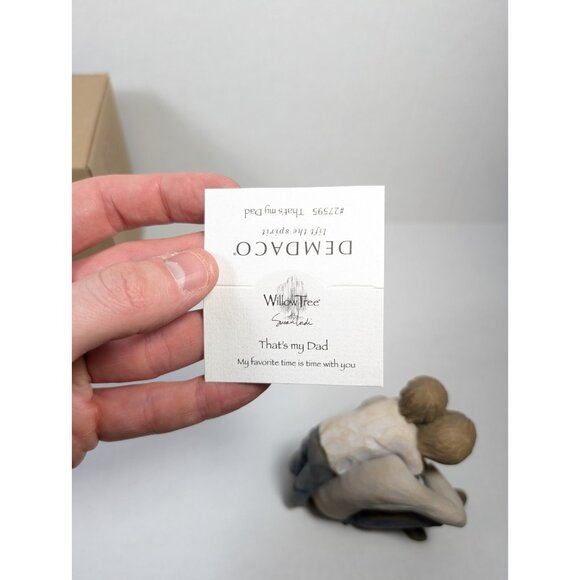 Willow Tree Thats My Dad Figure NIB 2016 Demdaco 27595 Susan Lordi Figurine - Picture 7 of 11